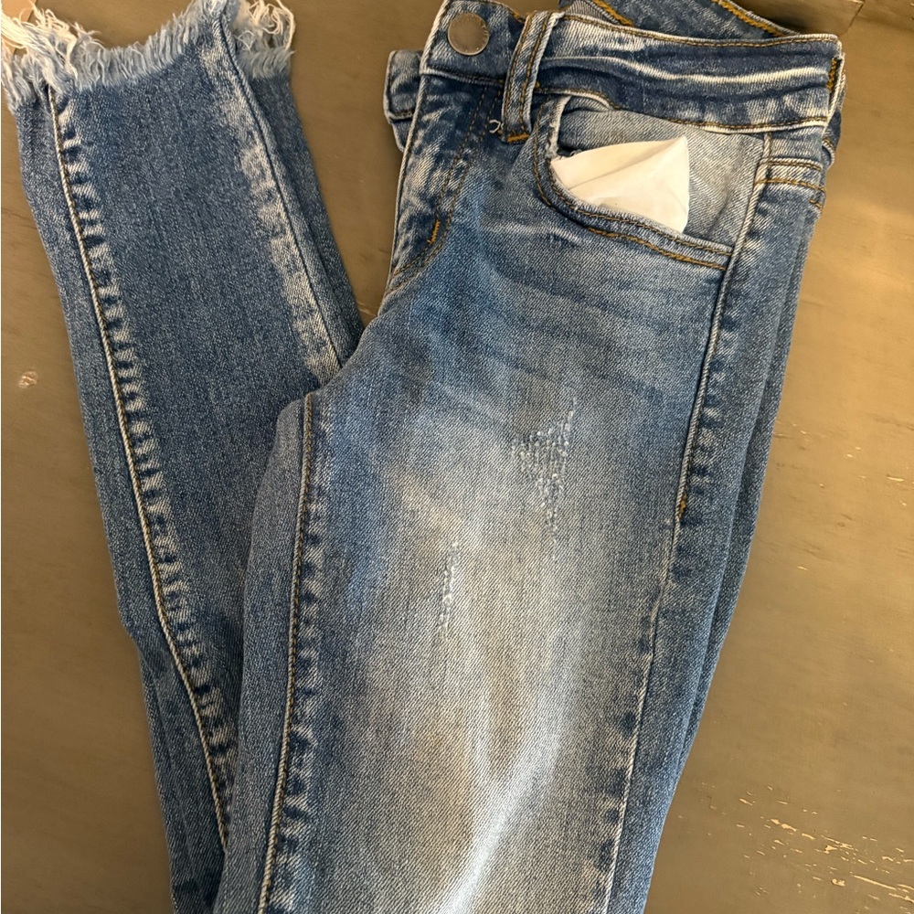 KanCan Kids Denim Frayed Hem Jeans